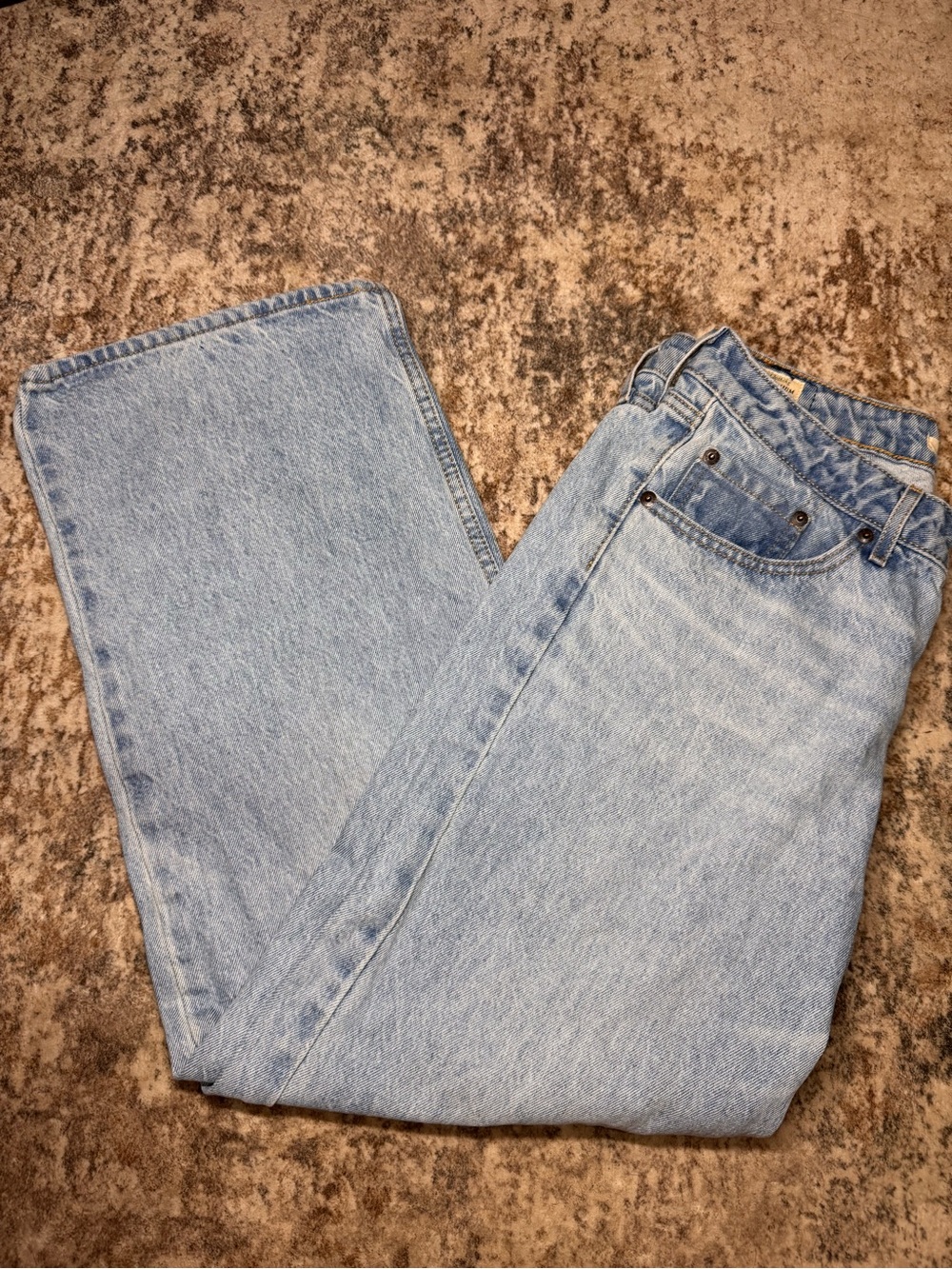 Levi's Light Blue Wide Leg Low Loose Jeans